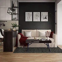 CorLiving Auston Wood Grain Finish Coffee Table