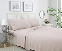Ensemble de draps en mélange de polyester et bambou