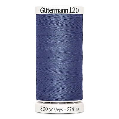 Fil tout usage Gutermann 120 à 100 % polyester 274 m/300 vgs