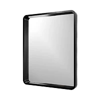 Miroir Harmony noir, 25x31"