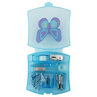 U Style Mini Office Stationery Set, Butterfly Theme