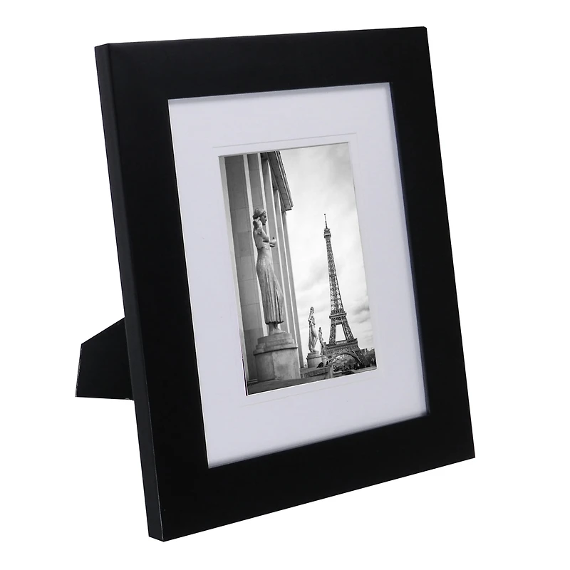Hometrends Cadre photo Museum 6x8po , finition noir, Cadre décoratif pour table et mur