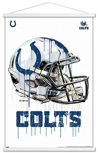 NFL Indianapolis Colts - Drip Helmet 20 Wall Poster
