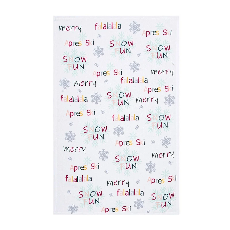Holiday Time kitchen towel