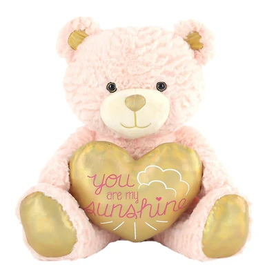 Tout pour Célébrer Saint-Valentin Grand ours coeur Goldie, Rose