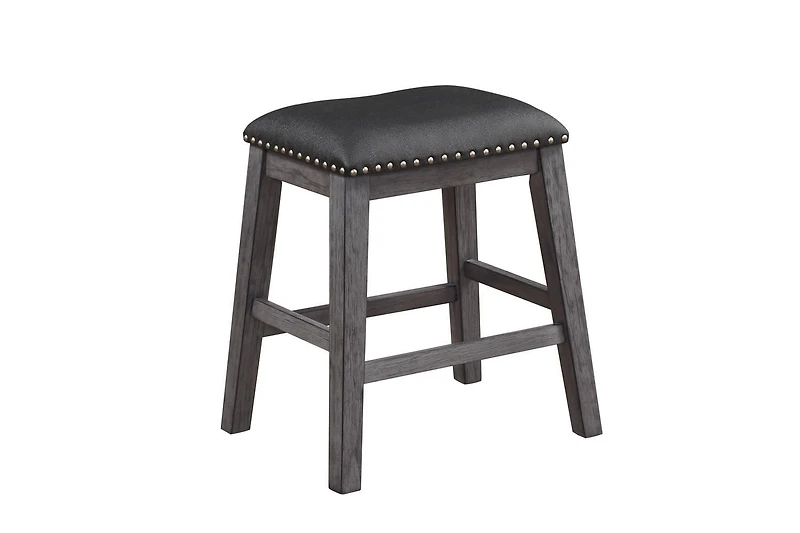 Topline Home Furnishings Counter Height Grey Stool