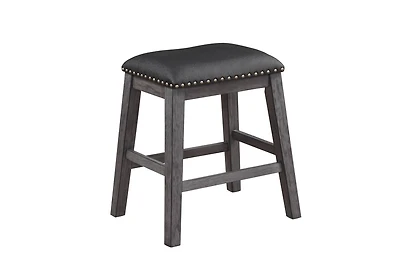 Topline Home Furnishings Counter Height Grey Stool