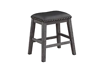 Topline Home Furnishings Counter Height Grey Stool