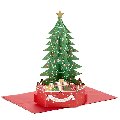 Carte de Noël en 3 dimensions, Paper Wonder de Hallmark (Sapin de Noël)