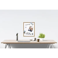 Quartet 11" x 14" Cork Frame Dry Erase Board