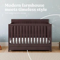 Graco Hadley 5-in-1 Convertible Crib with Drawer