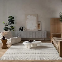 Rug Branch Maise Abstract Indoor Outdoor Area Rug, Cream Beige, Modern - Entryway, Hallway, Bathroom
