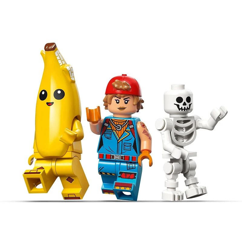 LEGO Fortnite Le Camp de Peely et Sparkplug, Ensemble de Construction de Jeu Vidéo 77075 LEGO Le camp de Peely e 77075