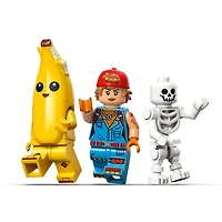 LEGO Fortnite Le Camp de Peely et Sparkplug, Ensemble de Construction de Jeu Vidéo 77075 LEGO Le camp de Peely e 77075