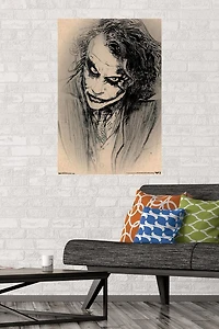 DC Comics Movie - The Dark Knight - The Joker - Sketch Wall Poster, 14.725" x 22.375"