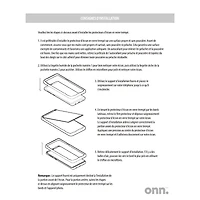 Onn. Premium Japanese Tempered Glass Screen Protector for Samsung Galaxy S25 with Easy Application Tray, Scratch and Impact Absorbing, Scratch & Impact Absorbing
