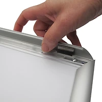 SECO Snap Poster Frame Case, 11 x 14 Inches, Silver