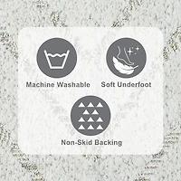 Mainstays Marbled V 2 Piece Bath Rug Set