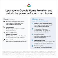 Caméra extérieure Google Nest (filaire, 2e génération) – Vidéo 2K et Gemini – Neige
