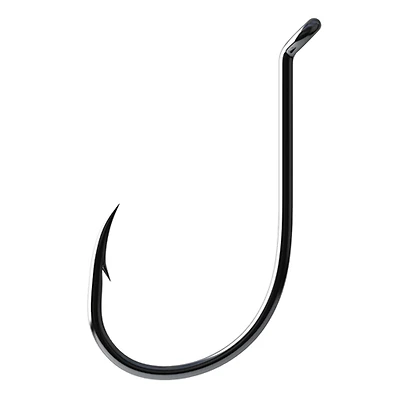 Eagle Claw QL2BGH-4 Laser Octopus Hook, Forged, Platinum Black, Size 4, 10Pk
