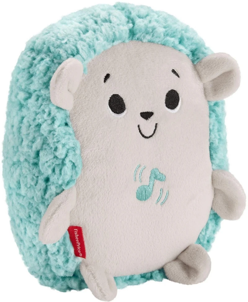 Fisher-Price Calming Vibes Hedgehog Soother Plush Sound Machine for Baby, Blue, Ages 0-2