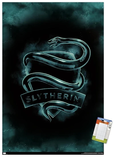 Harry Potter - Slytherin Crest Magic Wall Poster, 22.375" x 34"