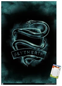 Harry Potter - Slytherin Crest Magic Wall Poster, 22.375" x 34"