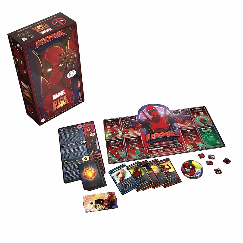 USAopoly Marvel Dice Throne: Deadpool "Deluxe" Expansion jeu de plateau