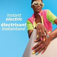 Sally Hansen Insta-Dri Electric Feels, Vernis à ongles, Belles couleurs, Sèche en 60 secondes, Hot Pink-Tensity, 9.17 ml