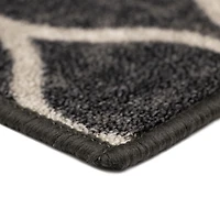 18"x30" Decorative Sharaya Mat, 18"x30" Decorative Sharaya Grey Printed Doormat