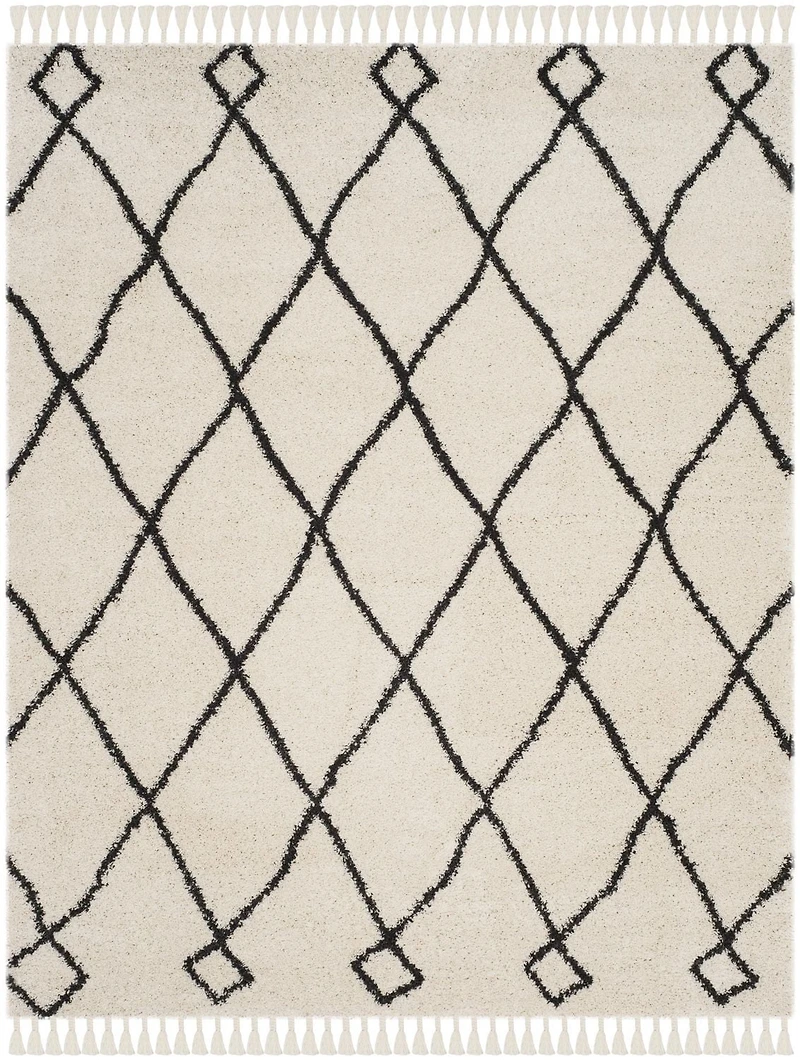 Safavieh Moroccan Fringe Lavern Geometric Shag Area Rug