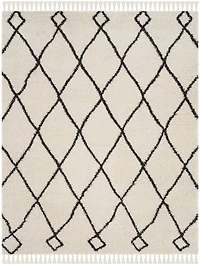 Safavieh Moroccan Fringe Lavern Geometric Shag Area Rug