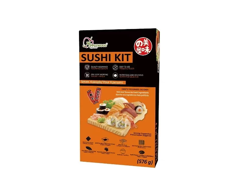 Applewood Signature Sushi Kit (576g), Starter Package Sushi Kit - Serves 4