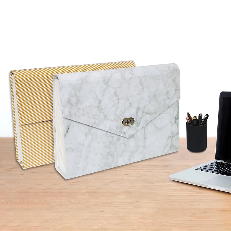 DOSSIER EXPANSIBLE À 13 POCHETTES DOSSIER EXPANSIBLE