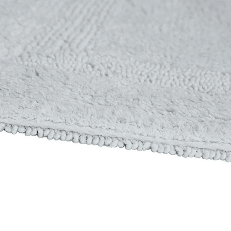Tapis de bain en coton réversible doux et absorbant Fabstyles Basix