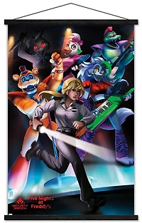 Five Nights at Freddy's: Security Breach - Group Wall Poster, 14.725" x 22.375"