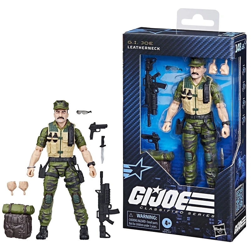 G.I. Joe Classified Series #148, Leatherneck, 6” Action Figure
