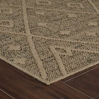 Tapis d'interieur exterieur abstrait Rug Branch Hogar, marron beige, bohème - Salon, chambre, salle a manger et cuisine