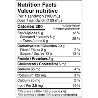 Snö sandwich chocolat chaud glacé à base de plantes 3x100 mL Dessert glacé sans produits laitiers