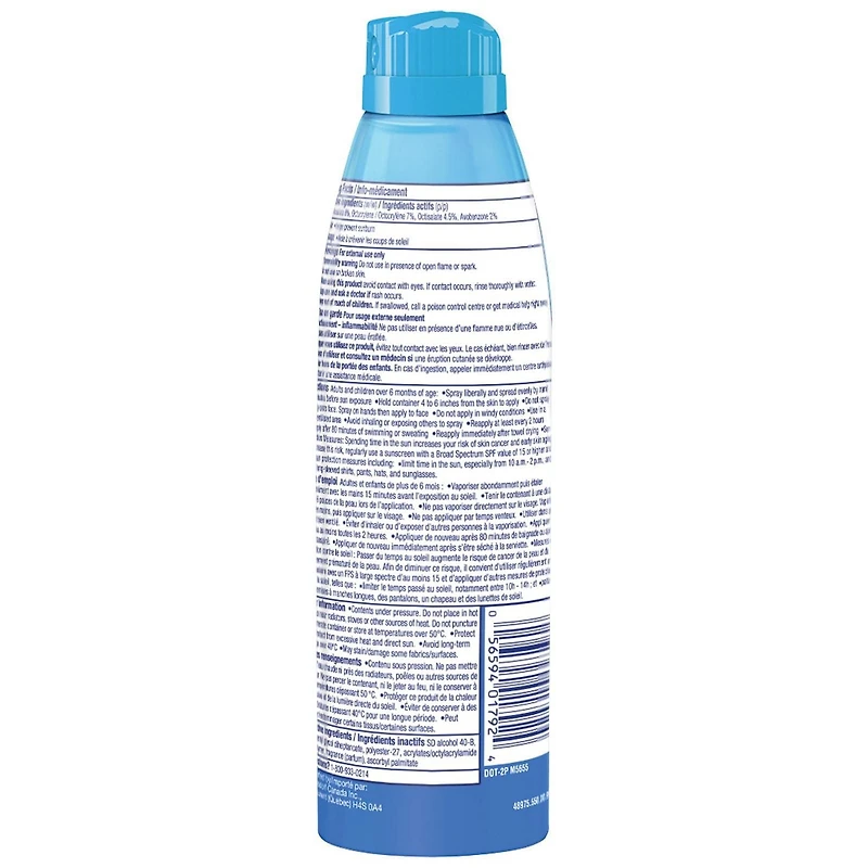 Coppertone Complete Écran Solaire en vaporisateur continue FPS 30