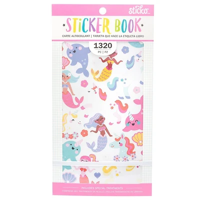 Livre d'autocollants Sticko Sirène Livre d'autocollants Sirène