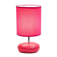 Simples Conceptions Pierres Petite lampe de chevet de table à l'aspect de pierre