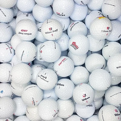 Mulligan - 75 balles de golf récupérées Wilson  AAA, Blanc