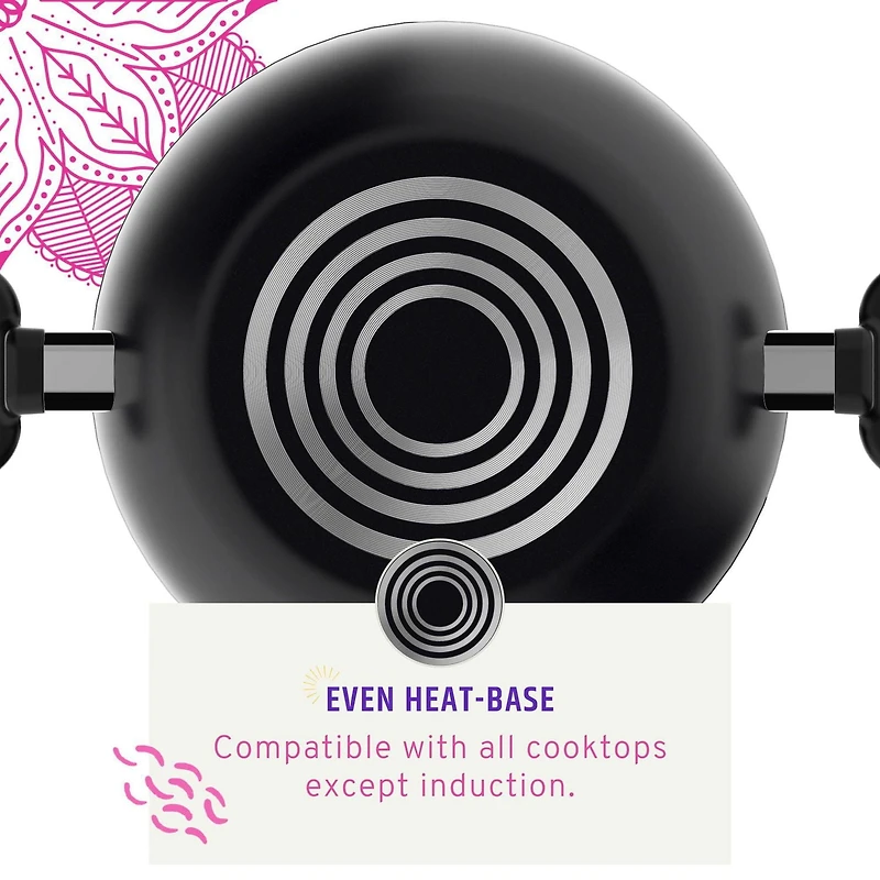 Maharaja Non-Stick Karahi with lid 26cm/ 3.4 QTS., 26cm / 10.25"