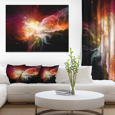 Design Art Elegance of Nebulae Canvas Print