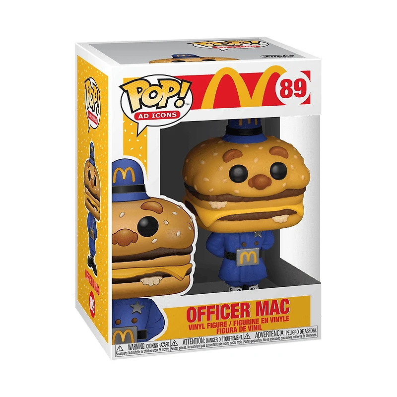 Funko Pop! Ad Icons: McDonald's - Officer Mac figurine en vinyle