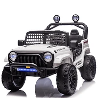 24V Trail-X Edition 2-Seater 4x4 AWD Upgraded Ride-On Truck W/ Rubber Wheels, Music & Remote