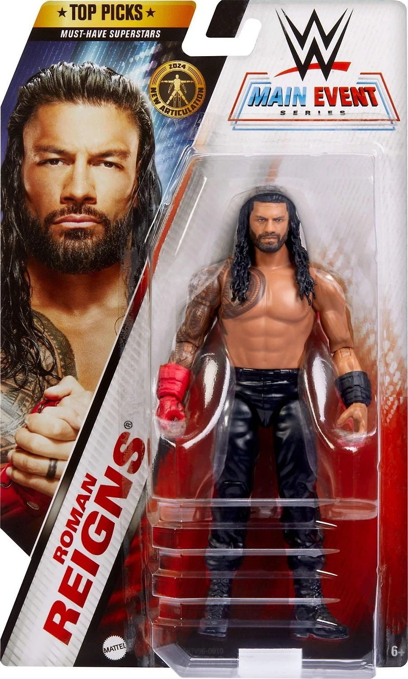 WWE Figurine articulée Grands Champions Roman Reigns