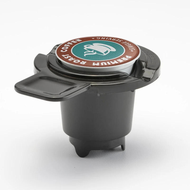 Mainstays Single Serve Coffee Maker, Black, Dual Brew, Ground Coffee or K-Cup* Compatible, Mainstays Single Serve Coffee