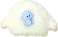 Barbie Cutie Reveal Poupée Chelsea et accessoires, costume agneau en peluche et 6 surprises avec changement de couleur, Série T-Shirt Confort